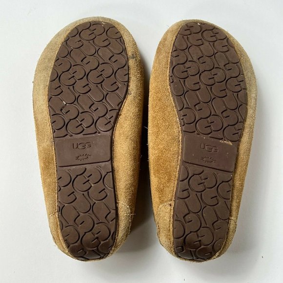 UGG Dakota Slip On Shearling Moccasin Chestnut Slippers Unisex Big Kids Size 3 - Picture 11 of 11